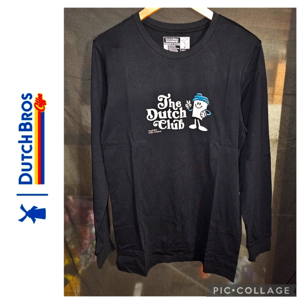 DUTCH BROS | RARE "The Dutch Club" Long Sleeve Shirt *Never Worn* 😎